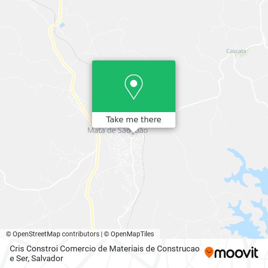Cris Constroi Comercio de Materiais de Construcao e Ser map