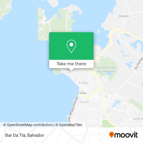 Bar Da Tia map