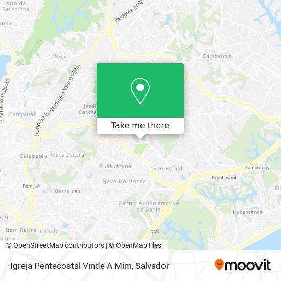 Igreja Pentecostal Vinde A Mim map