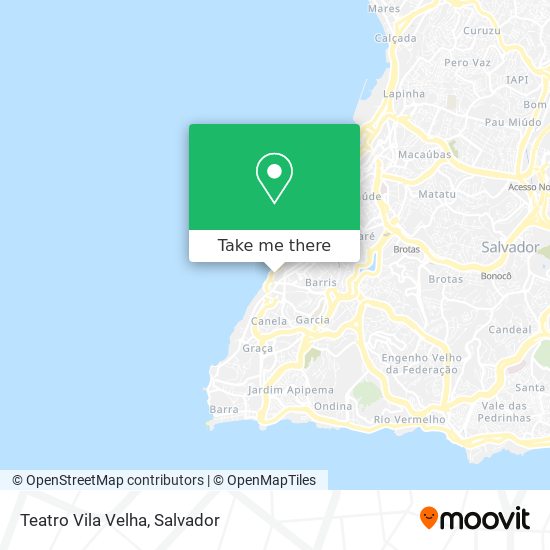 Teatro Vila Velha map