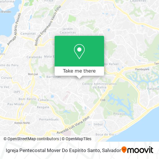 Igreja Pentecostal Mover Do Espírito Santo map