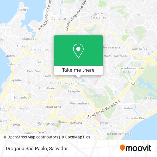 Mapa Drogaria São Paulo