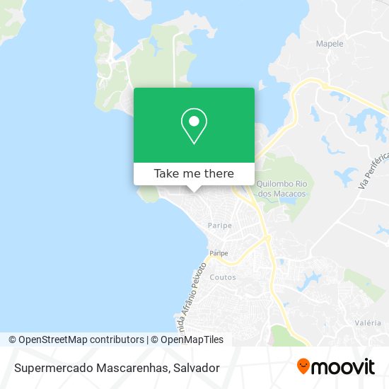 Mapa Supermercado Mascarenhas