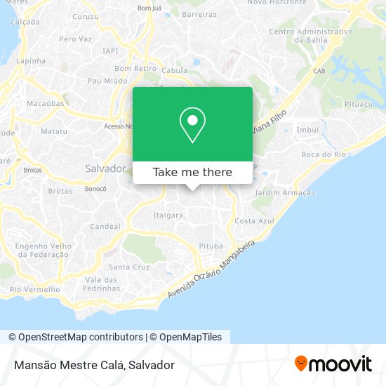 Mansão Mestre Calá map