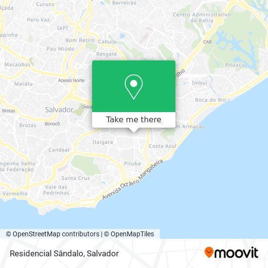 Residencial Sândalo map