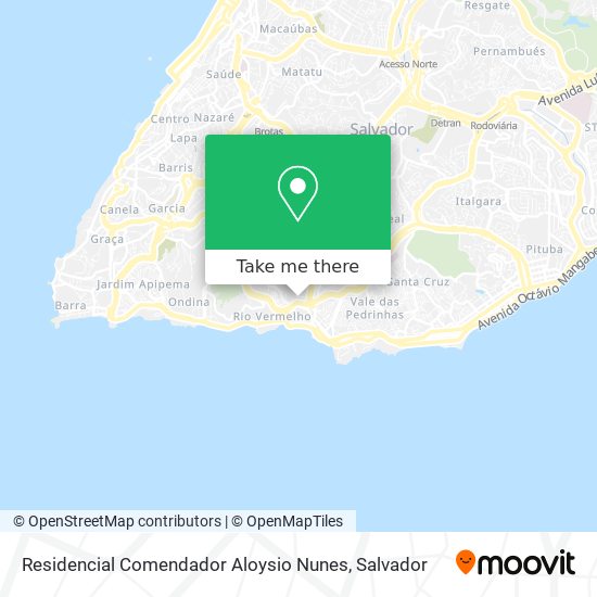 Residencial Comendador Aloysio Nunes map