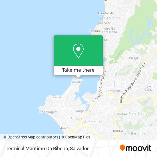 Terminal Marítimo Da Ribeira map