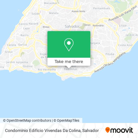 Mapa Condomínio Edifício Vivendas Da Colina