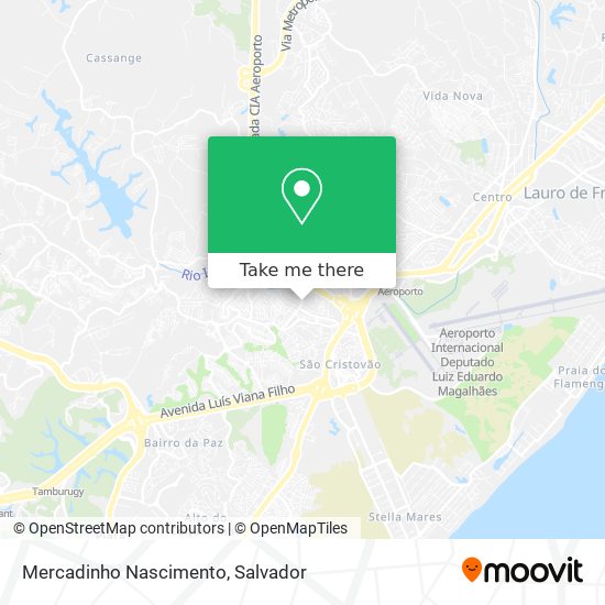 Mapa Mercadinho Nascimento