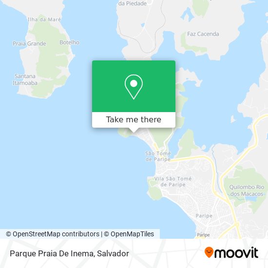 Parque Praia De Inema map