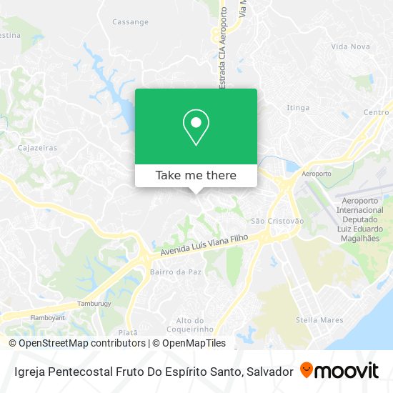 Igreja Pentecostal Fruto Do Espírito Santo map