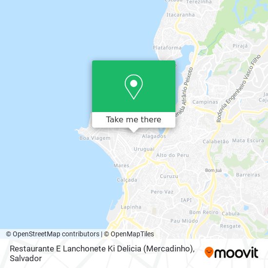 Mapa Restaurante E Lanchonete Ki Delicia (Mercadinho)