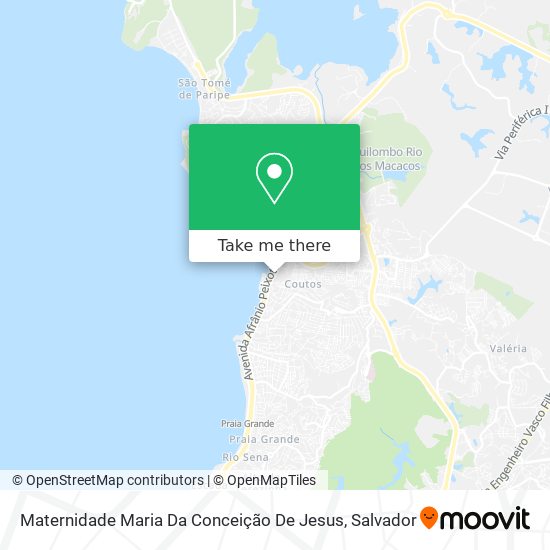 Maternidade Maria Da Conceição De Jesus map