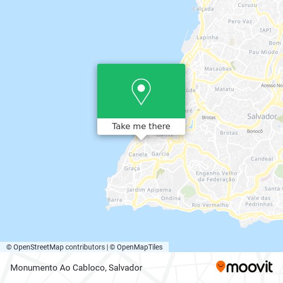 Monumento Ao Cabloco map