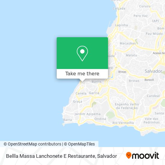 Bellla Massa Lanchonete E Restaurante map