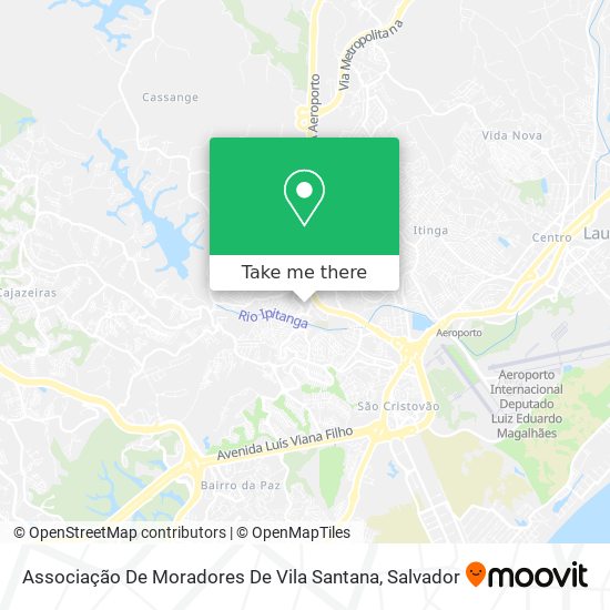 Associação De Moradores De Vila Santana map
