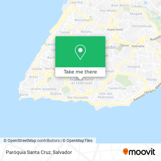 Paróquia Santa Cruz map
