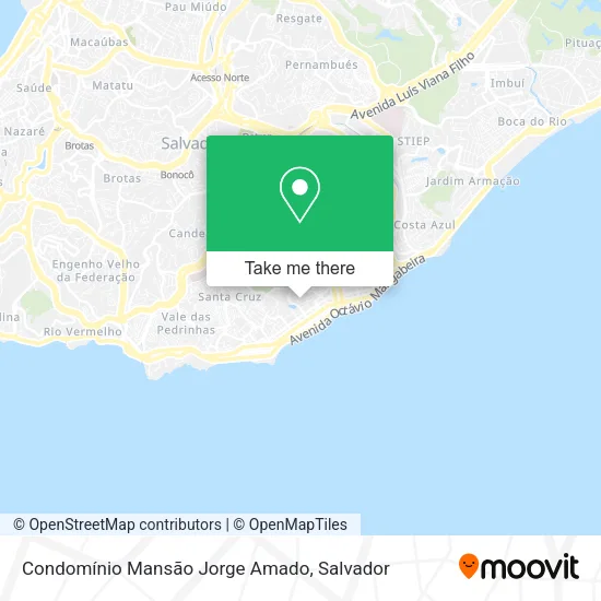 Condomínio Mansão Jorge Amado map