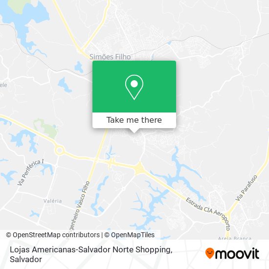 Lojas Americanas-Salvador Norte Shopping map