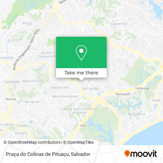 Praça do Colinas de Pituaçu map