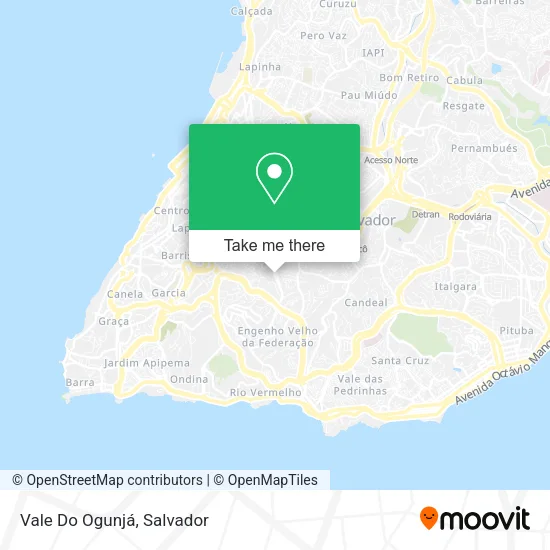 Vale Do Ogunjá map