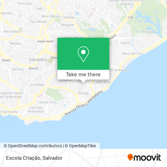 Escola Criação map