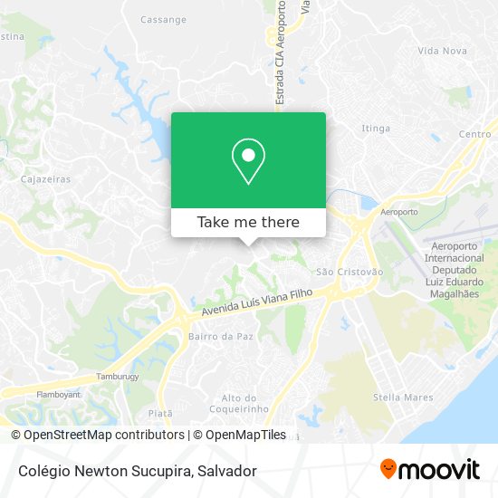 Mapa Colégio Newton Sucupira