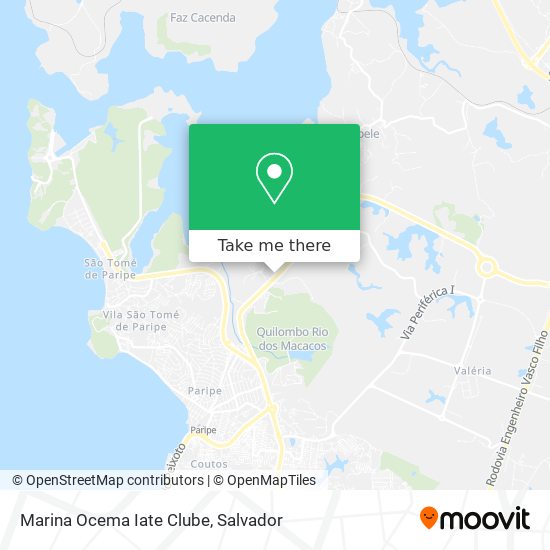 Marina Ocema Iate Clube map