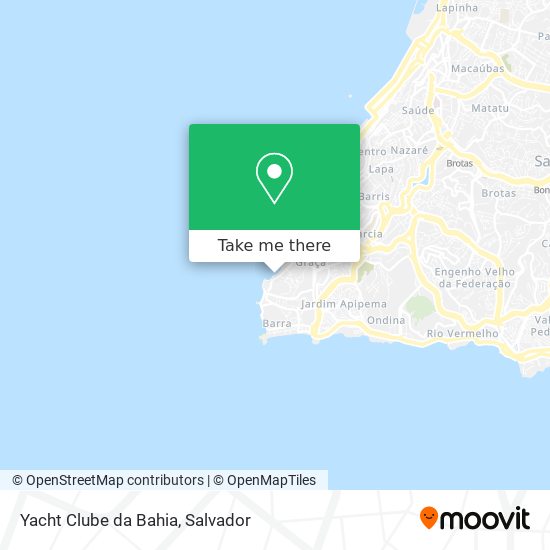 Yacht Clube da Bahia map
