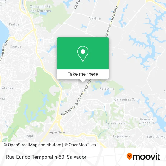 Rua Eurico Temporal n-50 map