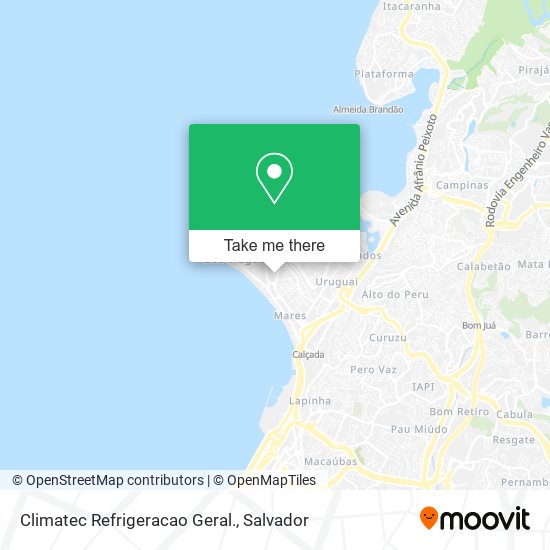 Climatec Refrigeracao Geral. map