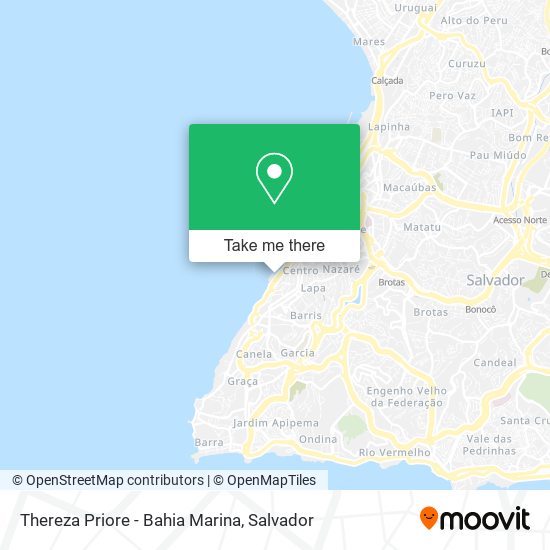 Thereza Priore - Bahia Marina map