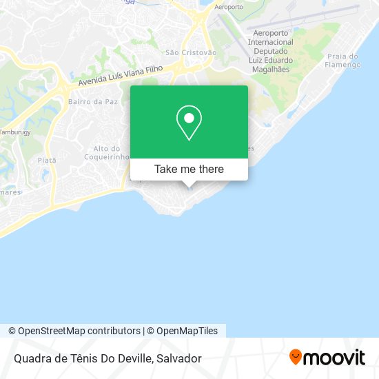 Quadra de Tênis Do Deville map