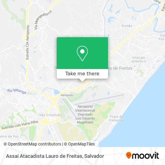 Assaí Atacadista Lauro de Freitas map