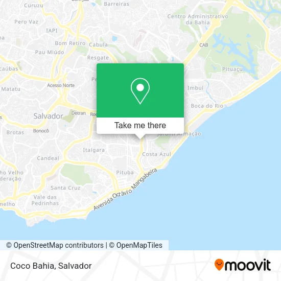 Coco Bahia map