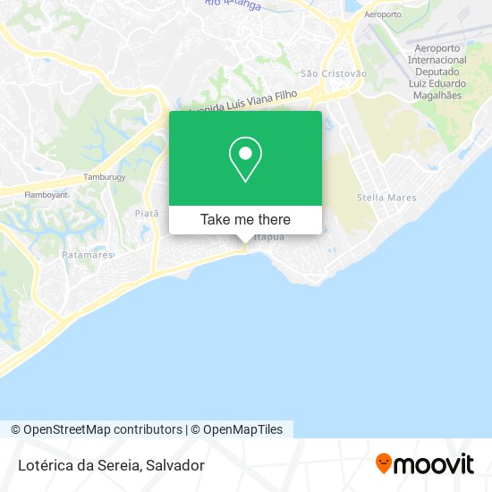 Lotérica da Sereia map