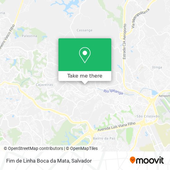 Fim de Linha Boca da Mata map