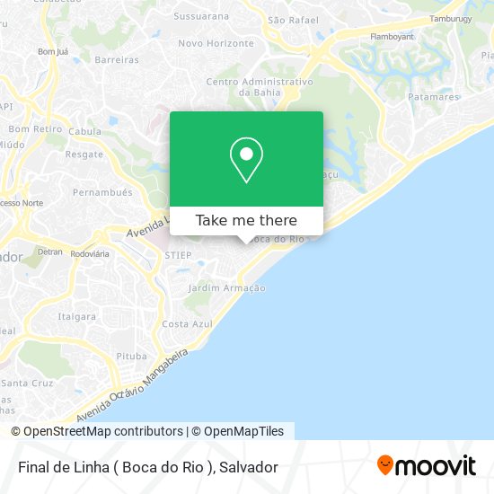 Final de Linha ( Boca do Rio ) map