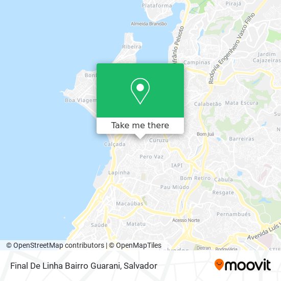 Final De Linha Bairro Guarani map