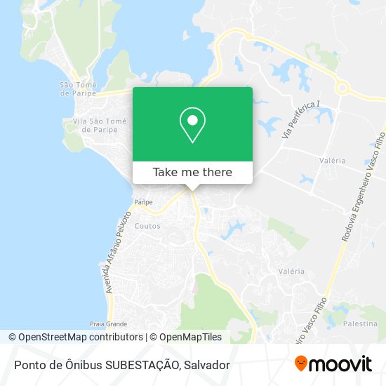 Ponto de Ônibus SUBESTAÇÃO map