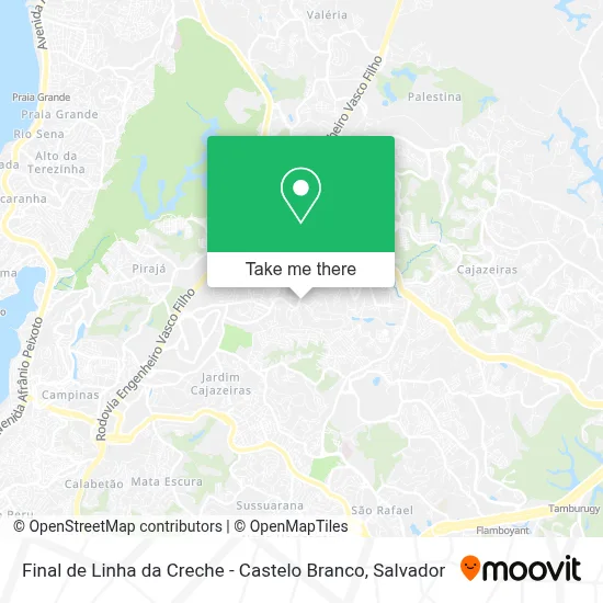 Final de Linha da Creche - Castelo Branco map