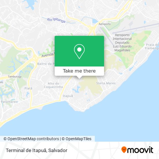Terminal de Itapuã map
