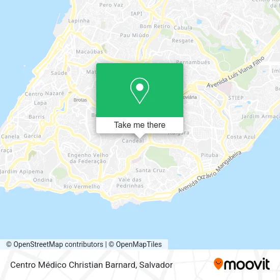 Centro Médico Christian Barnard map