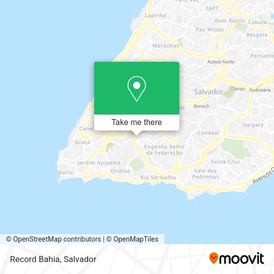 Record Bahia map