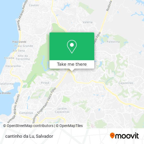 cantinho da Lu map