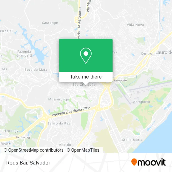 Rods Bar map