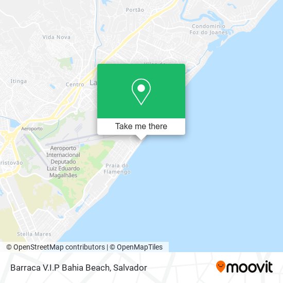 Barraca V.I.P Bahia Beach map