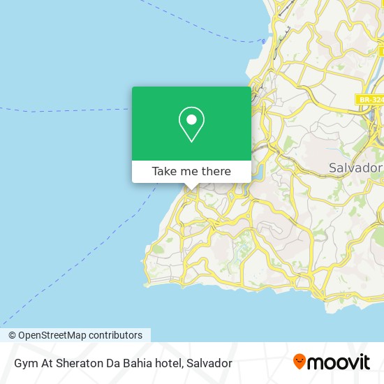 Mapa Gym At Sheraton Da Bahia hotel