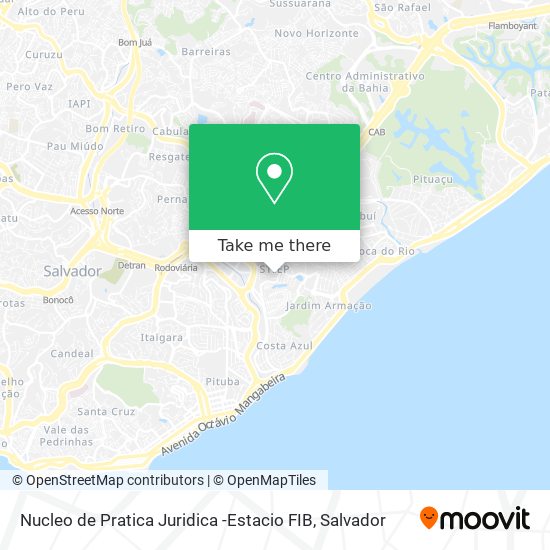 Nucleo de Pratica Juridica -Estacio FIB map