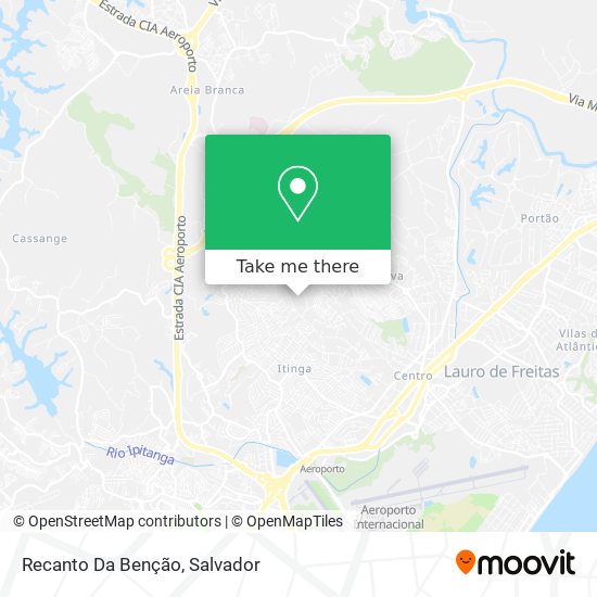 Recanto Da Benção map